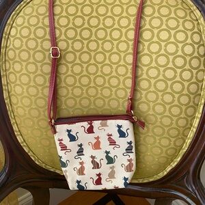 Signature canvas cat bag